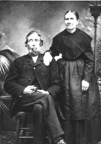 Klaas Haaities Visser and his wife Hanotje (Hannah) Jacobs Symensma